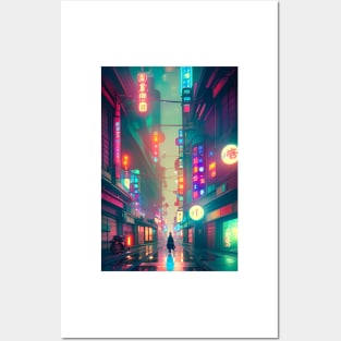 Tokyo Neon Anime Japan Future Vibes <3 Posters and Art